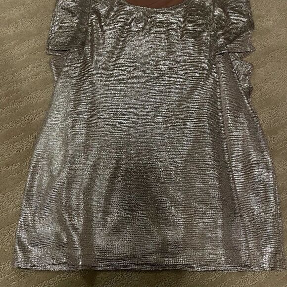 Large Silver Maette Sparkly Tee - Picture 6 of 6